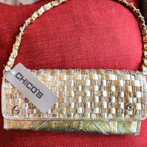 Chicos NWT envelope handbag with credit card holder
